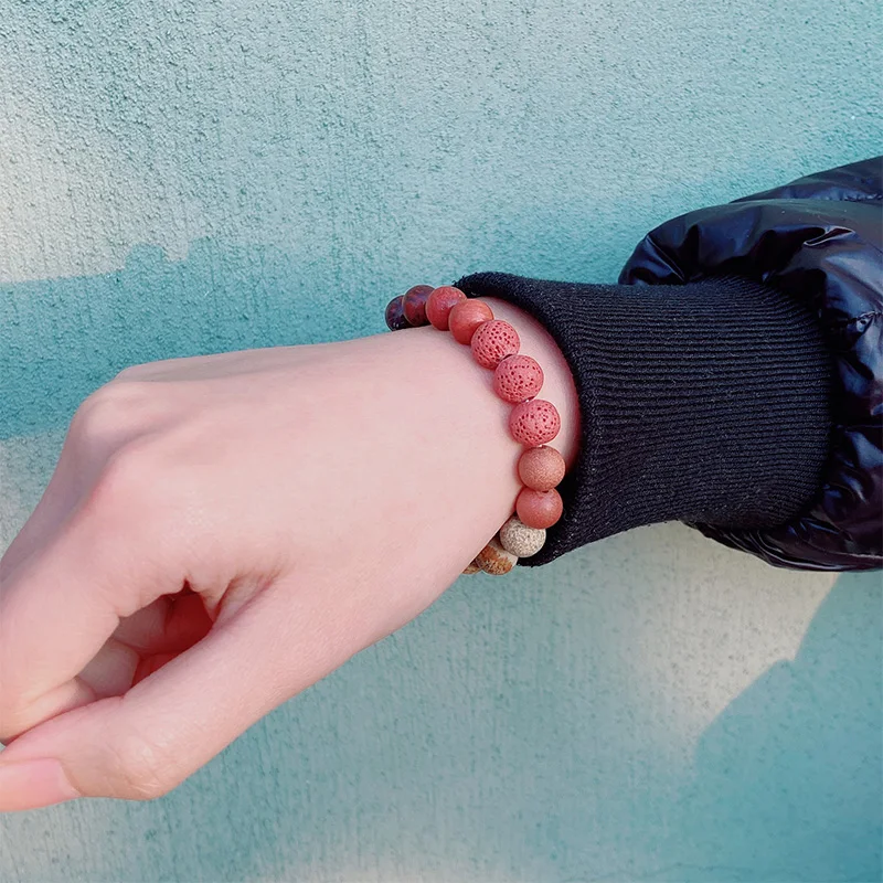 

Handmade Planets Natural Sun gem red yellow Stone bracelet Universe Men And Women Bracelet jewelry diy gift enthusiasm souvenir