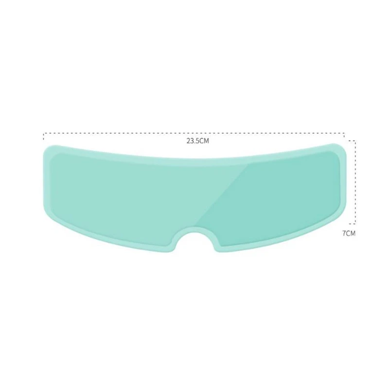 

Rainproof Film Patch Sticker Helmet PET Transparent Anti-rain Motorcycle