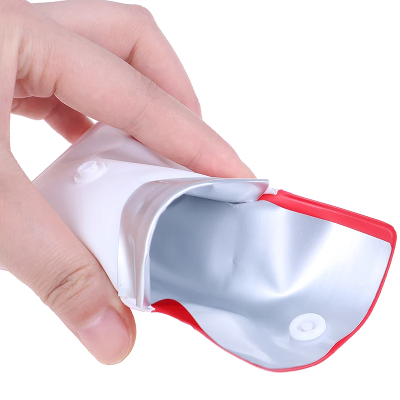

1PC Portable Pocket Ashtray Reusable Eco Smoking Cigarette Tobacco Bag PVC Foil Odorless Pouch Travel