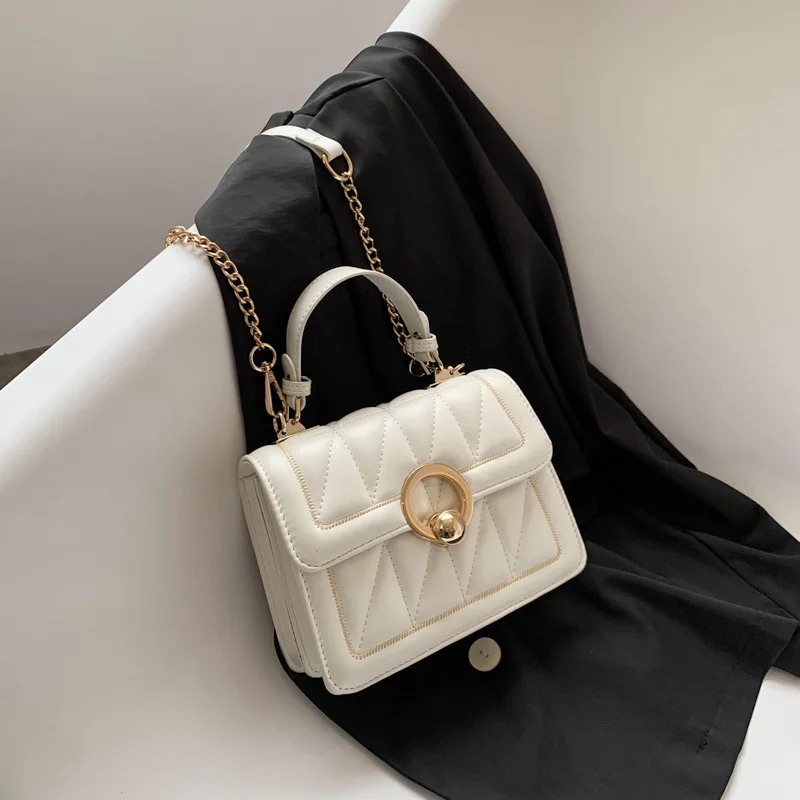 

INS Style Summer Flap Bags PU Leather for Women Bags Ladies Chain Shoulder Crossbody Bags Girls Handbags Purses Female Bolso New