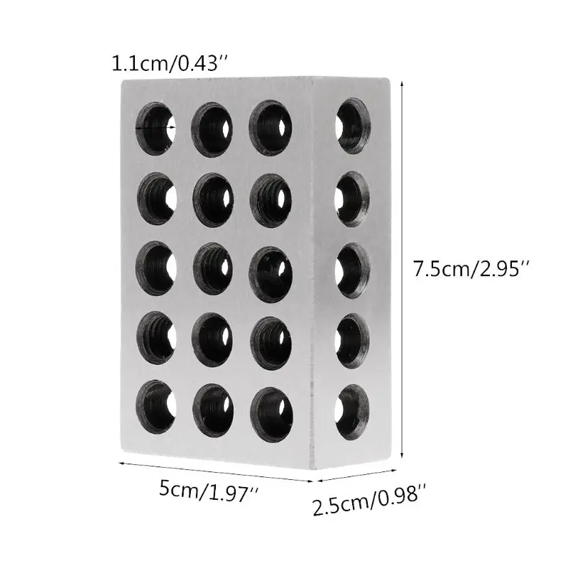 

2pcs Hardened Steel Ultra Engineers Blocks Precision 1" x 2" x 3" Milling Tool