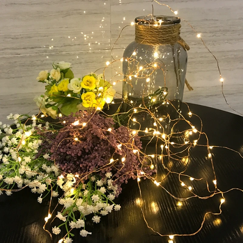 

Remote Control Fairy Led String Lights 16 Colors USB 5V 5m/10m Christmas Garland Outdoor light for Wedding Xmas Party Decoration