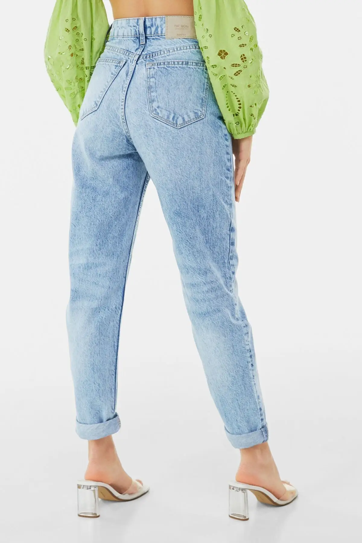 

Mom Women's Light Blue Jeans Women Jeans 2021 Fashion