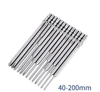 4mm round shank diameter magnetic phillips screwdriver bits for 800 electronic screwdriver length 80mm s2 steel