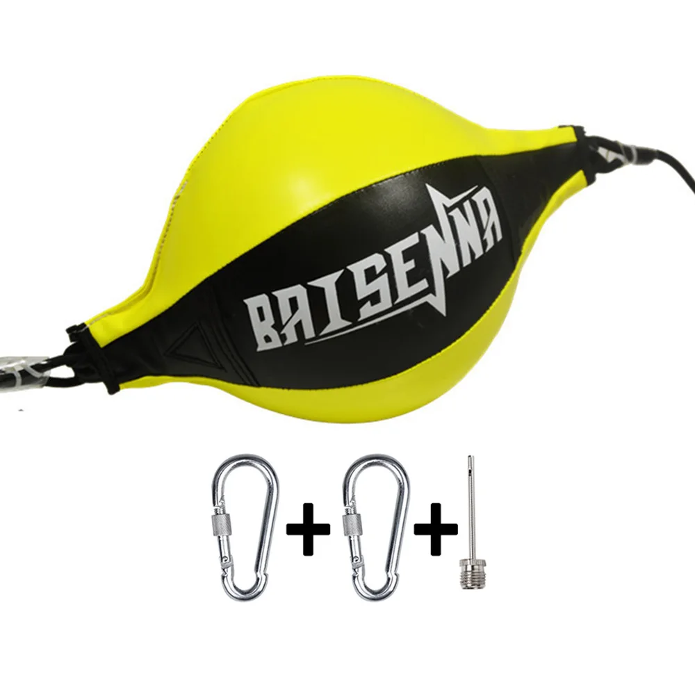 Груша для бокса из ПУ надувной скоростной мяч тренировки фитнеса двусторонний |