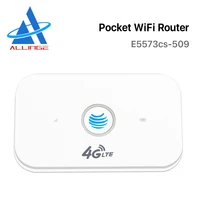 allinge unlocked e5573cs 509 us version 4g lte router pocket wireless sim card hotspot mini wifi sharing modem 3000mah battery