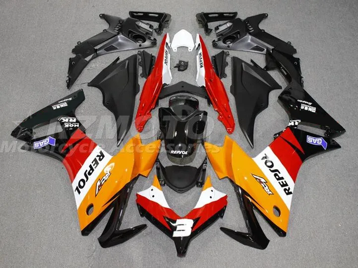 

Новый комплект обтекателей для мотоцикла ABS подходит для Cbr500R 2013 2014 2015 Комплект кузова 13 14 15 высококачественный репсол из АБС-пластика