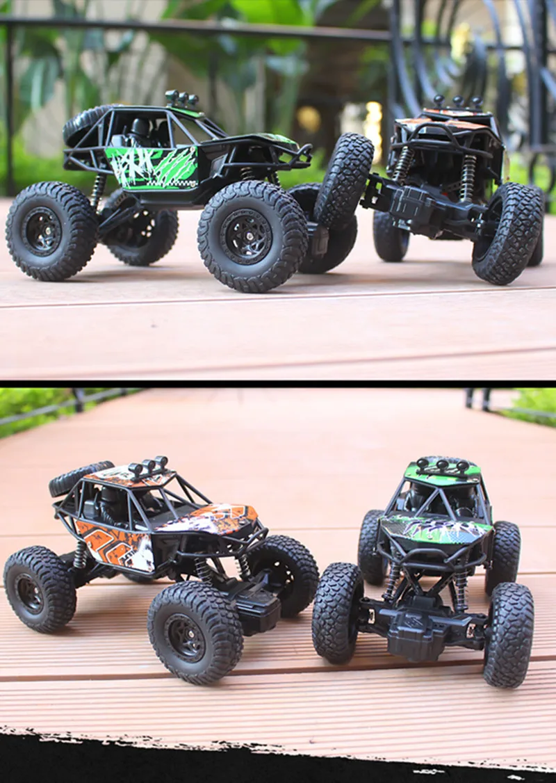 4WD RC автомобили обновленная версия 2,4G Радиоуправление Bigfoot RC автомобиль багги высокая скорость скалолазание внедорожные грузовики игрушки Детский подарок