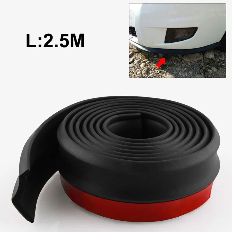 2 5 м автомобильный бампер наклейки в виде губ передний автомобиля резиновый для