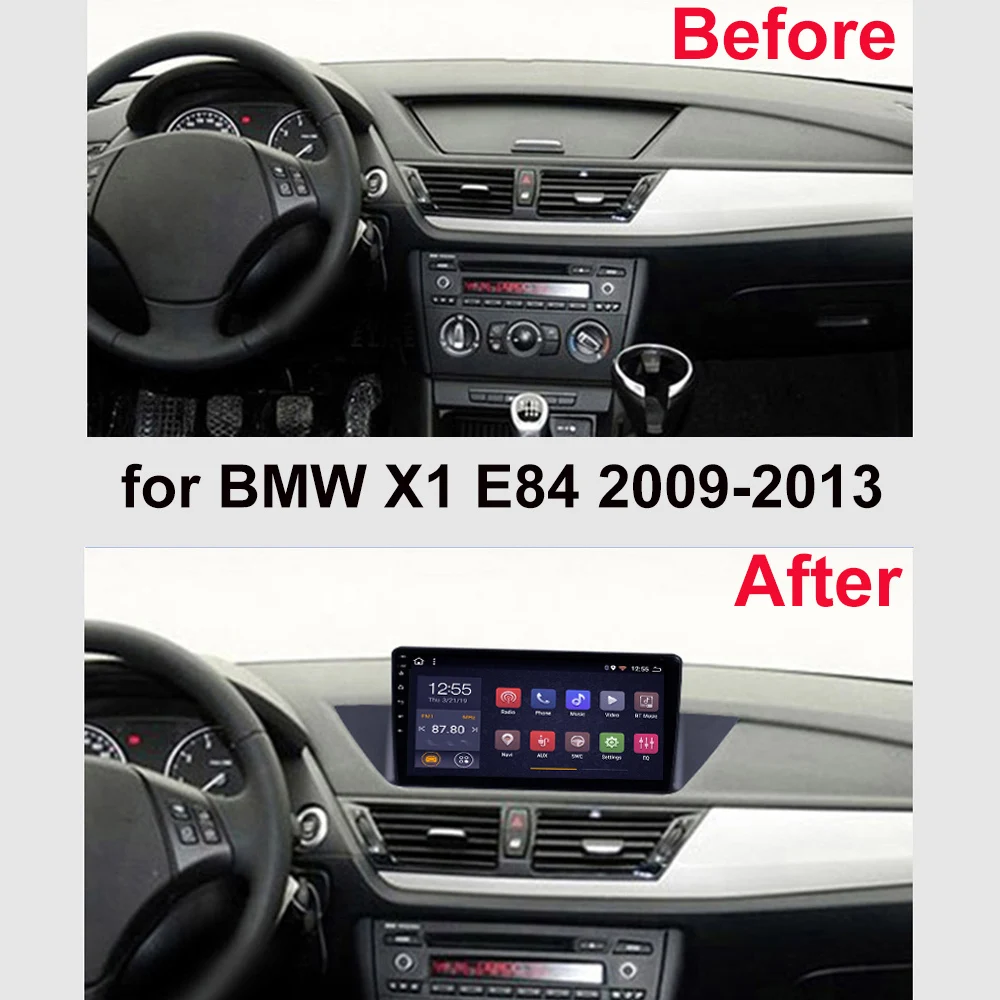 Для BMW X1 E84 2009 2010 2011 2012 2013 Авторадио 2 Din Автомобильный мультимедийный плеер