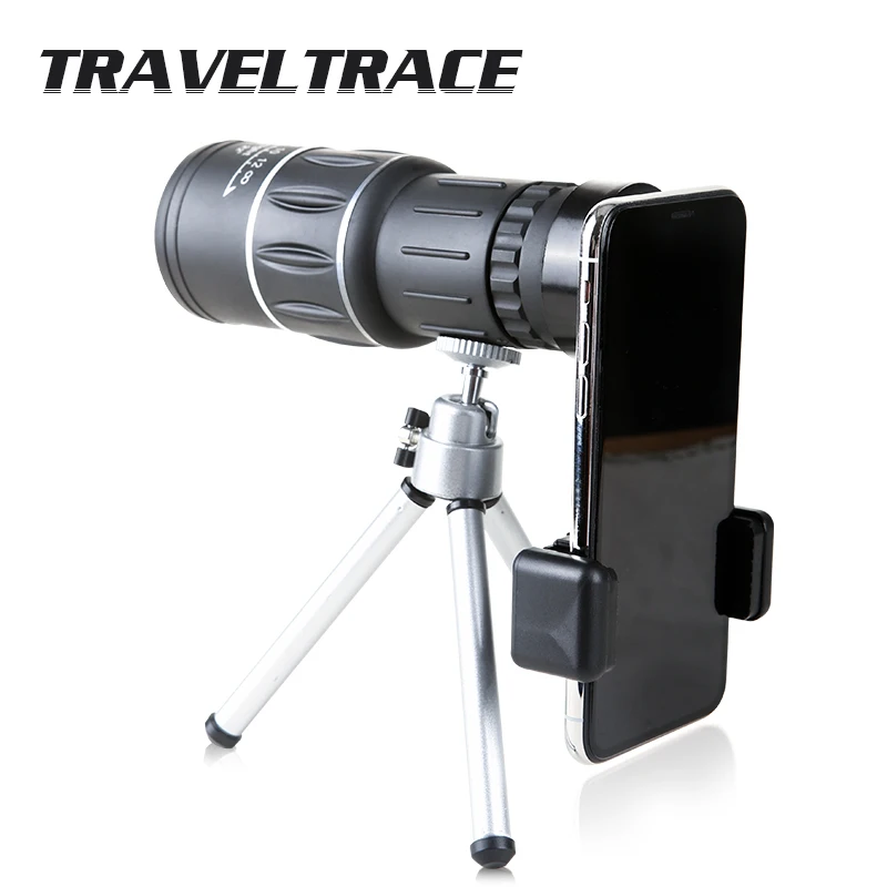 Монокуляр 16X52 для смартфона мощный охотничий телескоп военный оптический