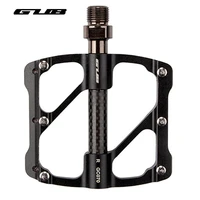 gub bike carbon fiber pedal ultralight three seal bearing widen non slip with cleats for mtb mountain road bicycle accessories