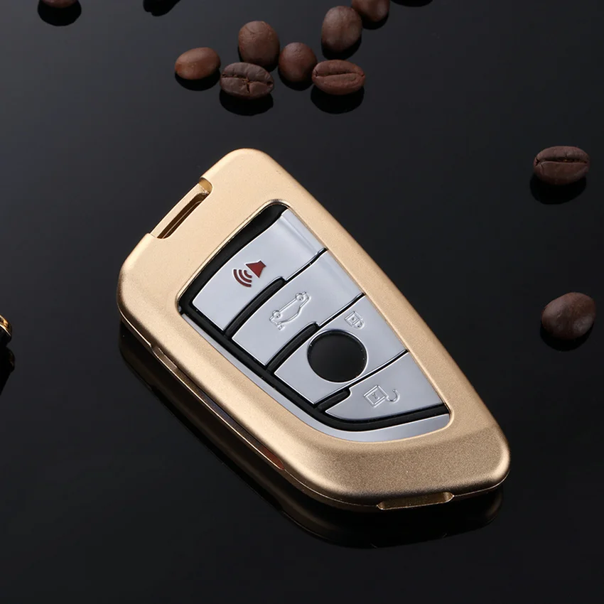 

Luxury Aluminium Alloy 3 or 4 Buttons Car Key Case Cover for BMW X6 X5 X1 X5M X6M MPV 218i F86 F85 F48 F46 F45 F16 F15