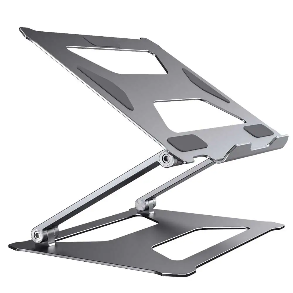 

Laptop Stand for MacBook Pro Air Notebook Aluminum Alloy Foldable Double Height Increase Laptop Stand Desktop Holder for PC