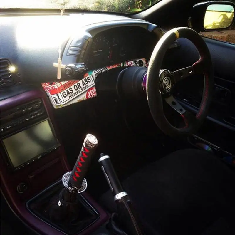 15 см Универсальный меч самурая Шестерни Ручка рычага переключения с Установка