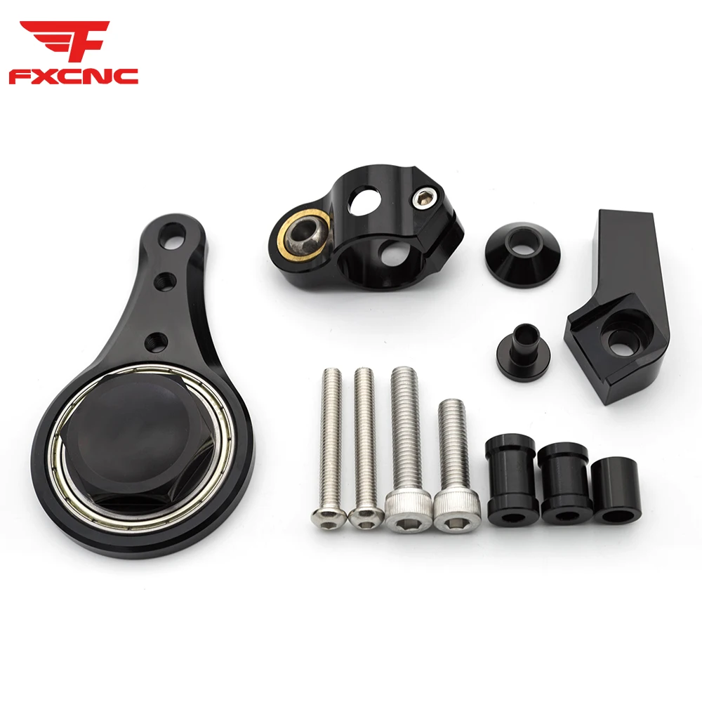 Для Kawasaki Ninja600 ZX636 6R 2005 06 CNC алюминиевый мотоциклетный демпфер рулевого управления