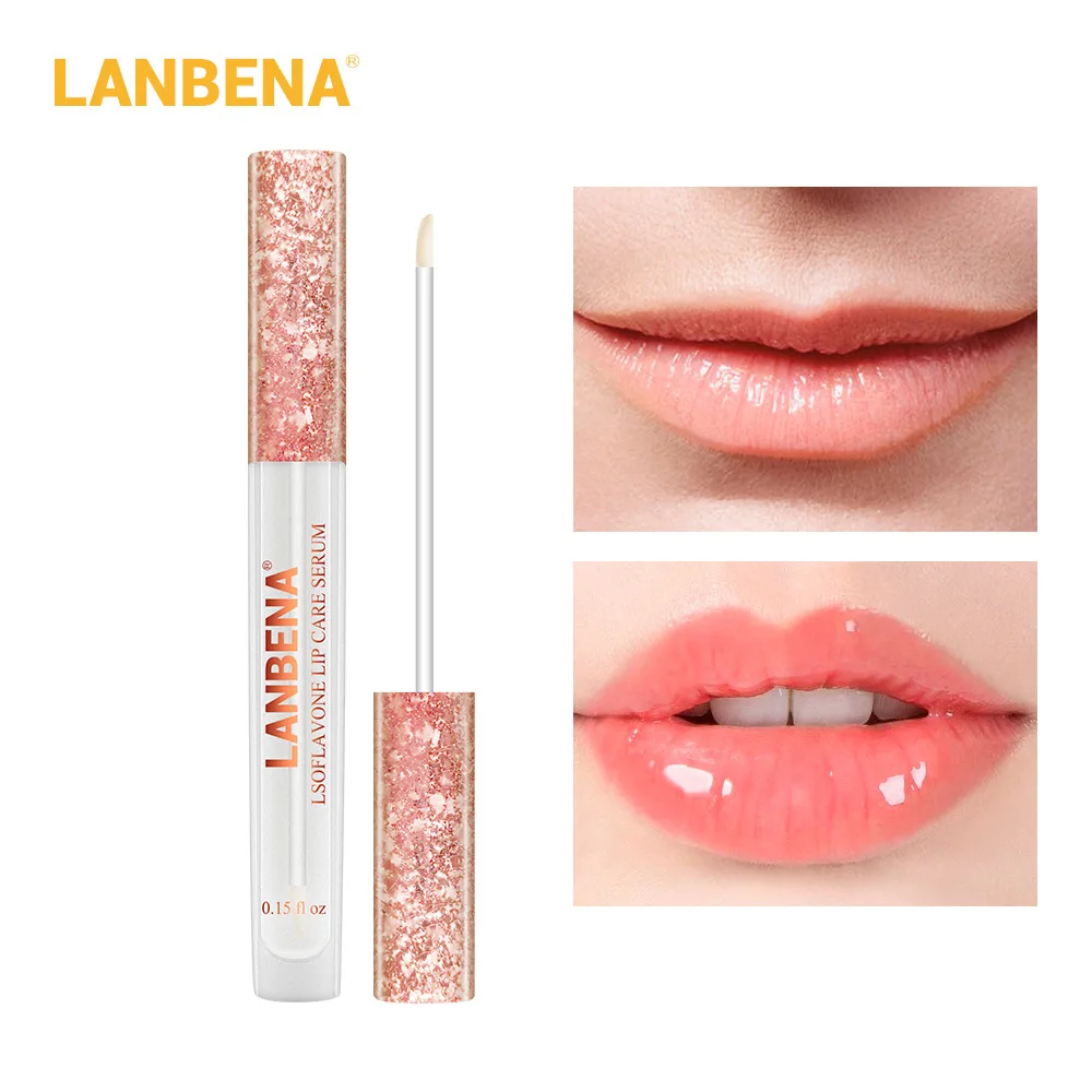 

LANBENA Lip Plumper Serum Lip Mask Reduce Fine Lines Increase Lip Elasticity Resist Aging Moisturing Lip Care Drop Shipping