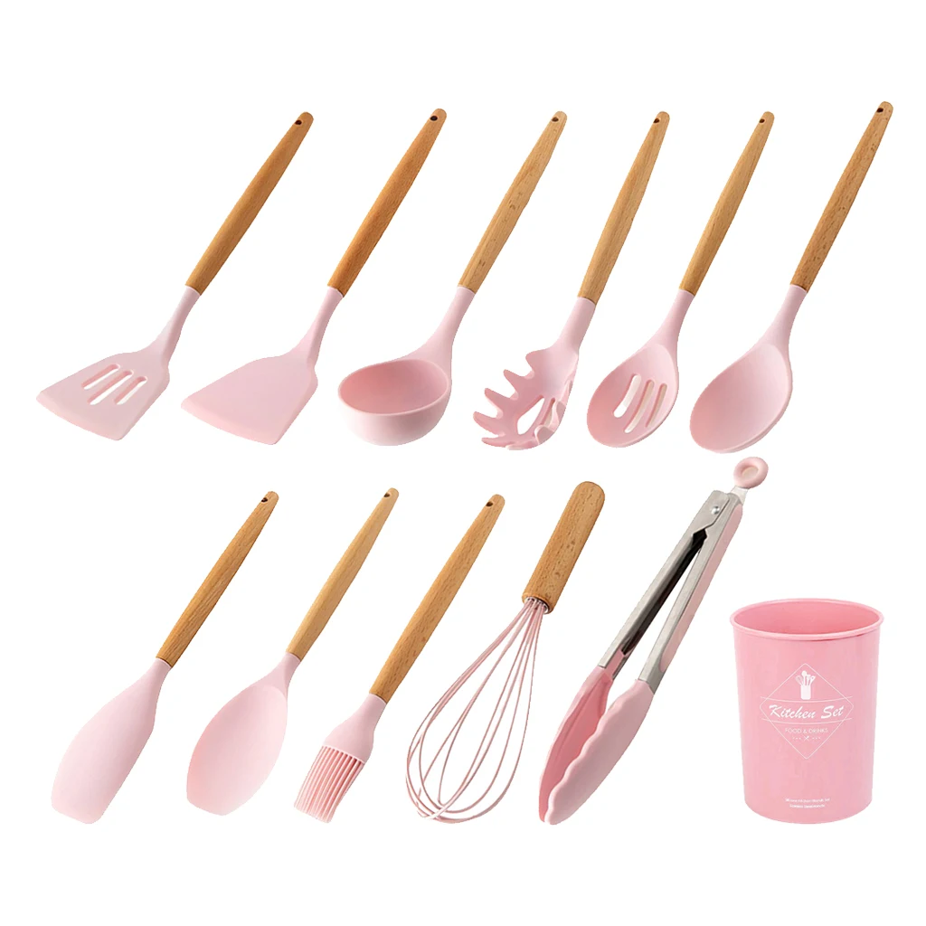 Набор кухонной утвари силиконовые инструменты для выпечки и приготовления пищи