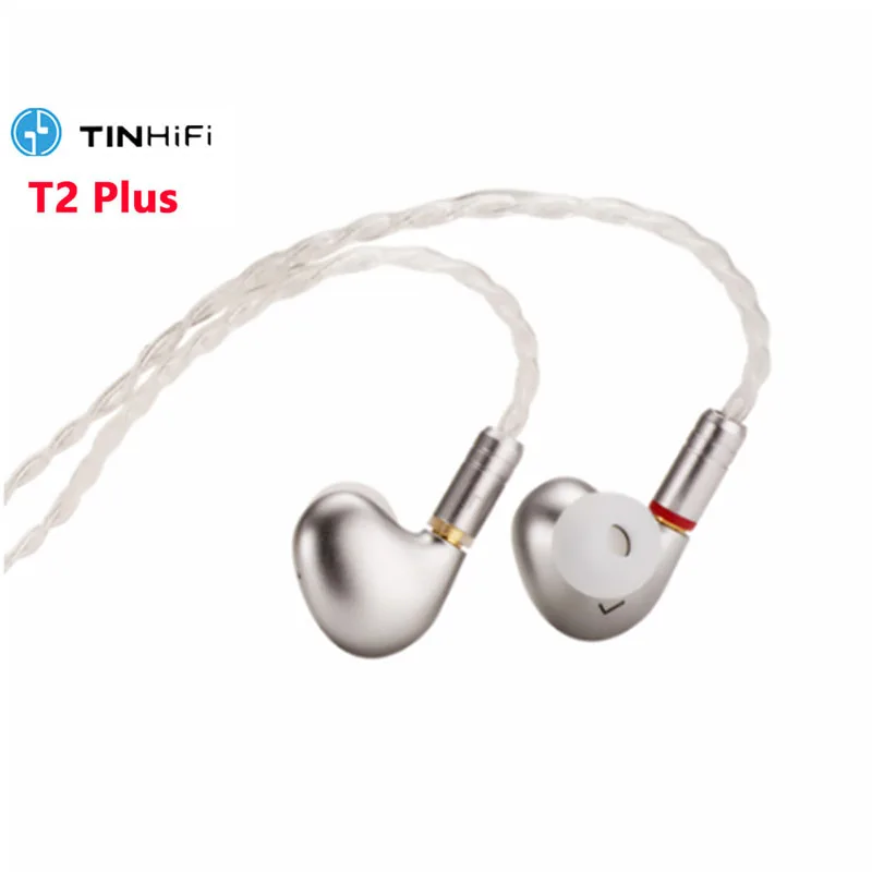 Наушники вкладыши TINHiFi T2 Plus с динамическим приводом металлические наушники Hi Fi