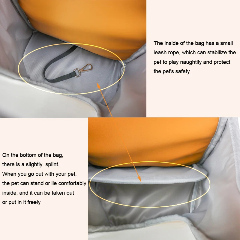 Слинг-переноска для домашних животных воздухопроницаемая нагрудная сумка из