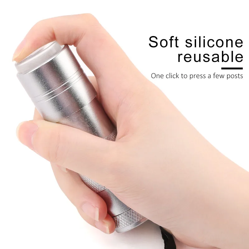 Ручная лампа для сушки ногтей с силиконовым желе гель-штамп лак Быстросохнущий