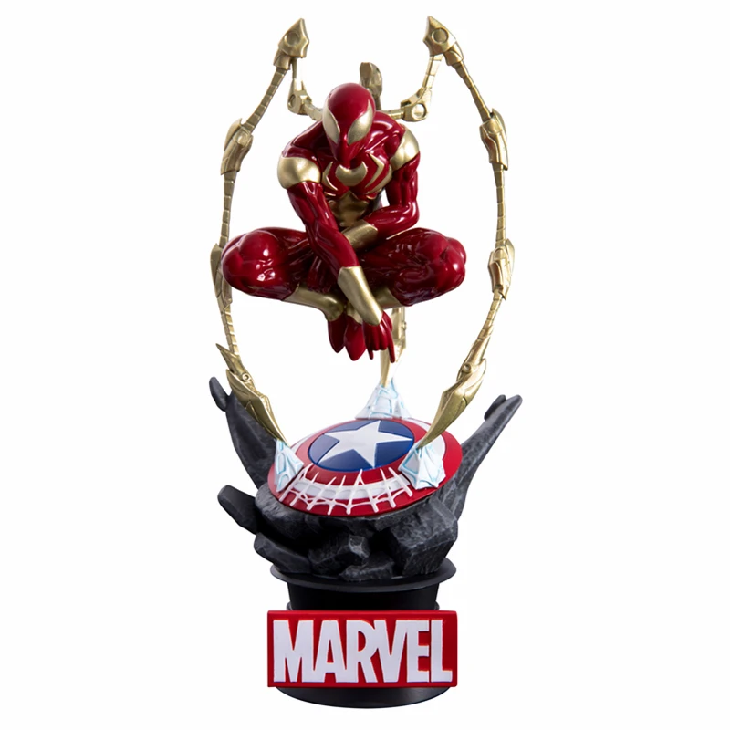 

Beast kingdom Disney Marvel Iron Spider-man Desktop dolls Garage Kits Model Kits Collection Gift Toy