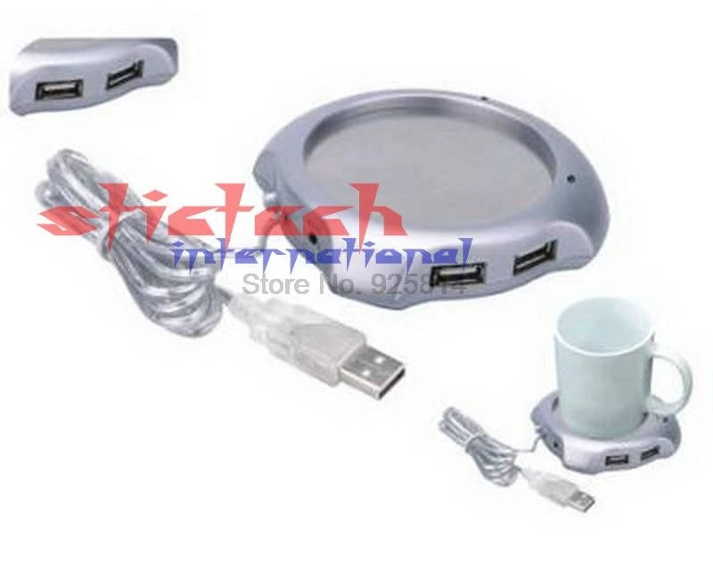 Dhl ИЛИ ems 100 шт. оптовая продажа кофейных чашек Подогреватель PAD OFFICE 4 порта USB Hub |