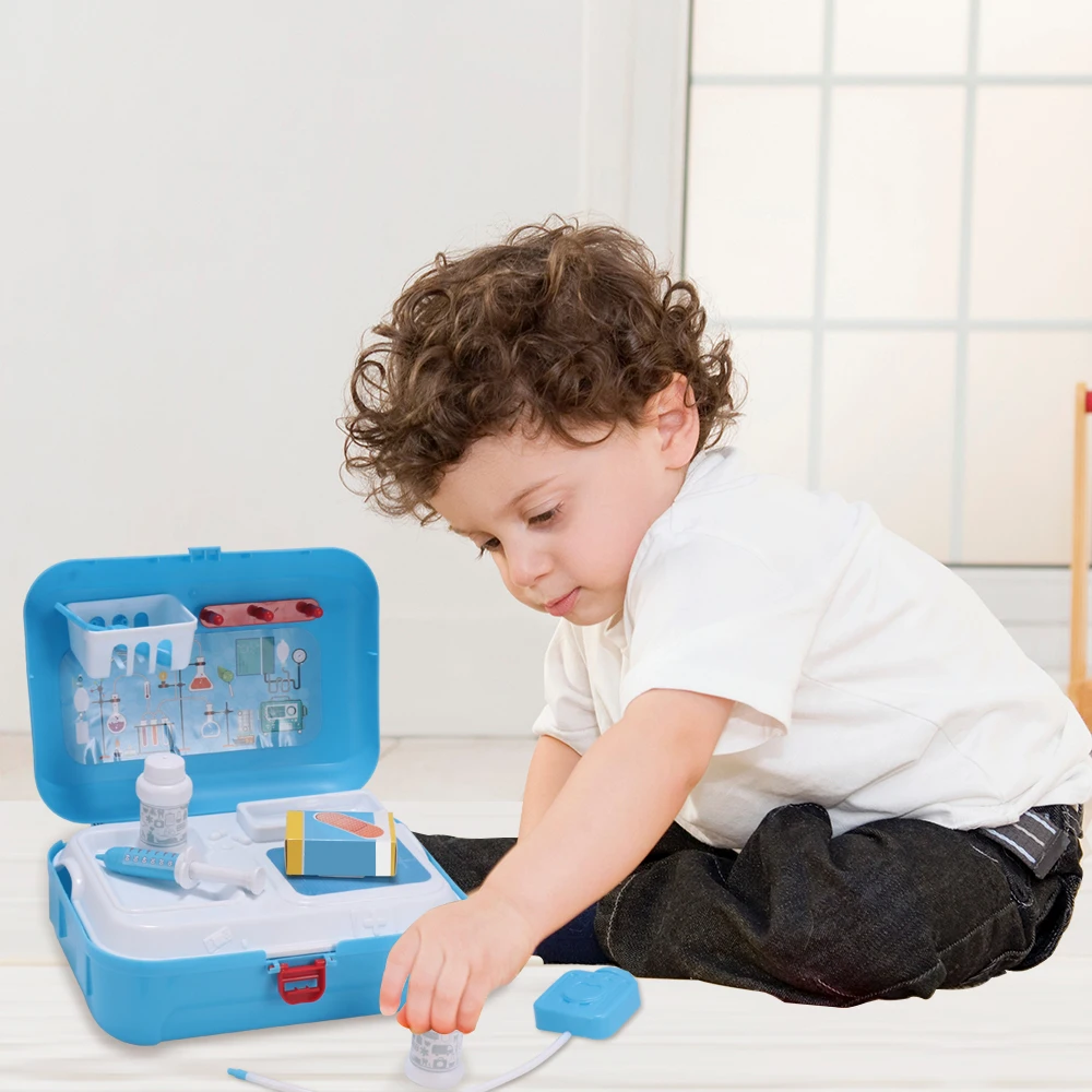 

Kids Doctor Set Pretend Play Girls Role-Playing Games Hospital Accessorie Medical Kit Nurse Bag Toys Children Christmas Gift