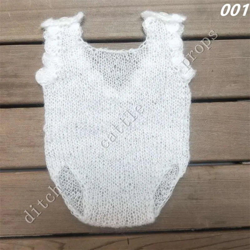 Pantalones de accesorios de fotograf&iacute;a para reci&eacute;n nacido, ropa de fotograf&iacute;a, peleles de mohair tejidos a mano-0
