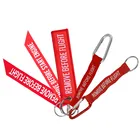 Модные ювелирные украшения, автомобильный брелок для мотоциклов, OEM, брелки с красной вышивкой, брелки для ключей, летняя ярлык, автомобильный брелок