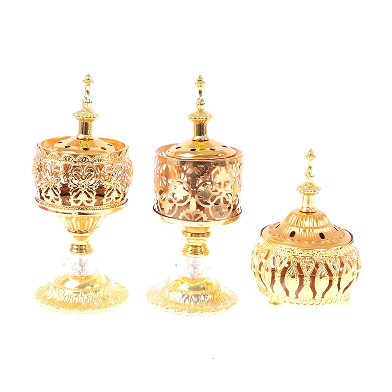 

1pc Delicate Middle East European Style Incense Burner For Home Decoration Home Decorative Ornament