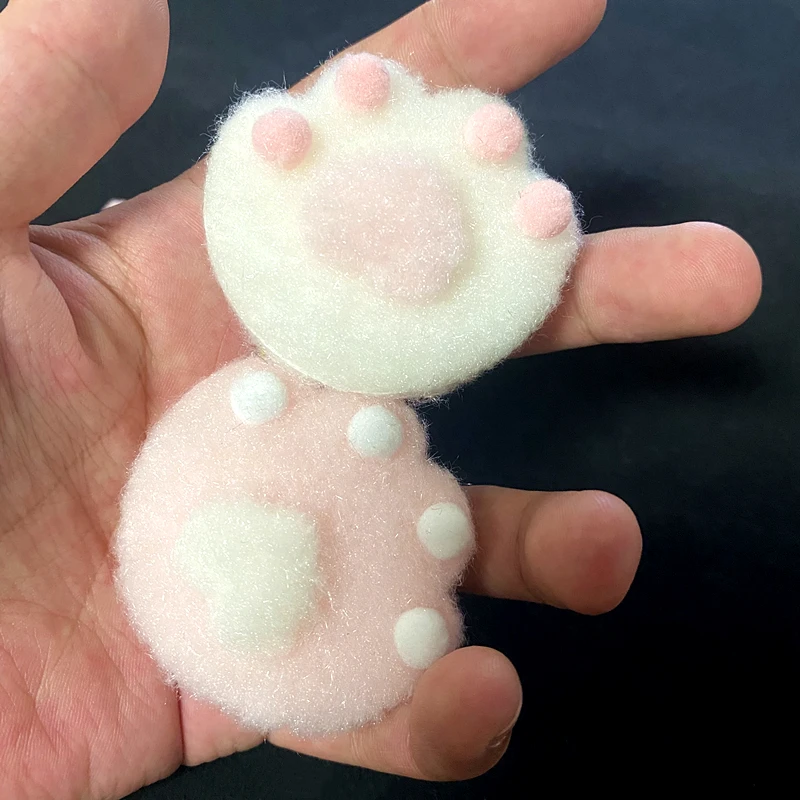 Женская Брошь с милыми мультяшными кошачьими лапками креативная плюшевая