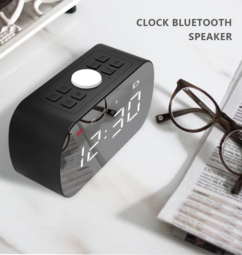 J19 модная Беспроводная Bluetooth-колонка портативная прикроватная мини-колонка с