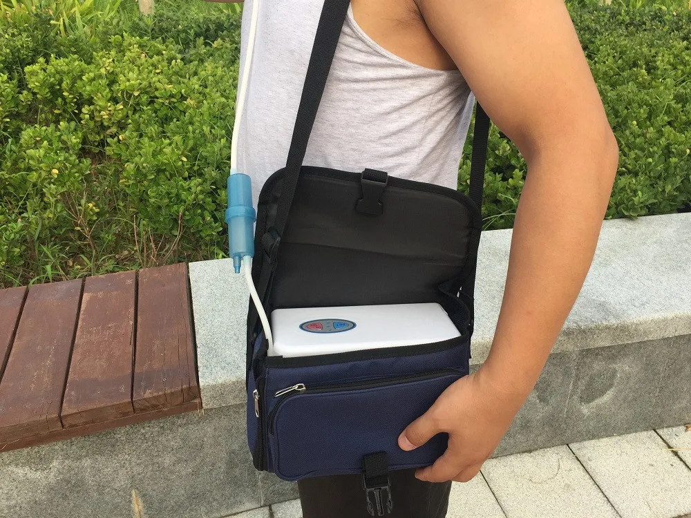 

Mini Portable Oxygen Concentrator air purifier medical Household and Hospital Use Oxygen bar with battery and bag