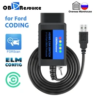 obdresource elm327 usb v1 5 forscan for ford mazda lincoln mercury coding elmconfig focccus hs ms can switch f150 f250 f350 f450