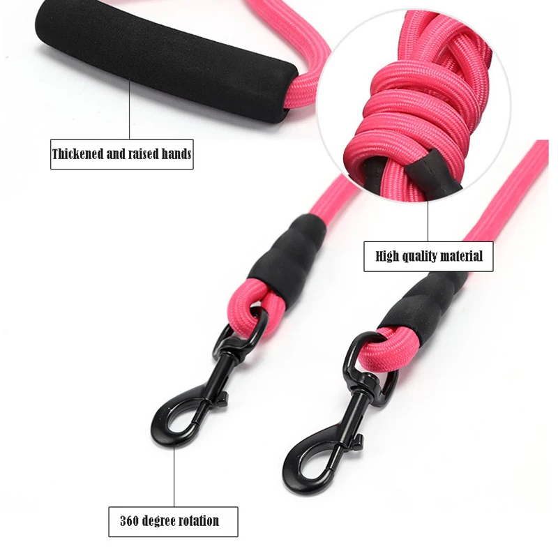 Высококачественный двухсторонний поводок для маленьких средних и больших собак