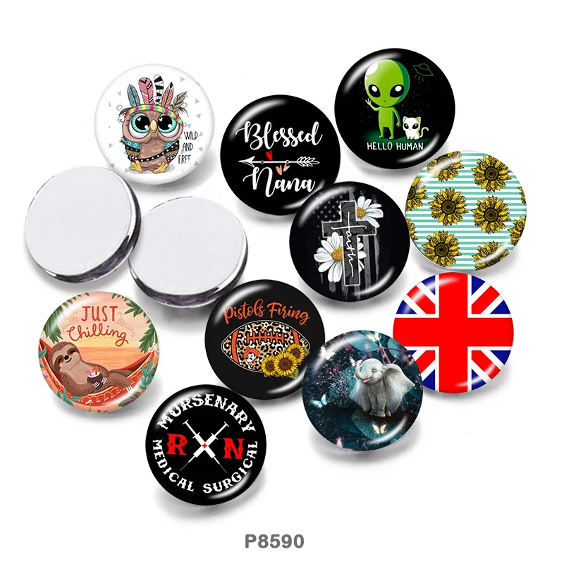 

Круглый стеклянный кабошон с плоской задней поверхностью, модель 12 мм/18 мм/20 мм/25 мм/30 мм, P8590