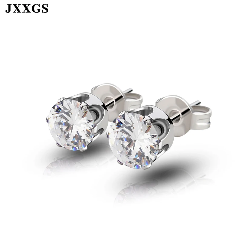 JXXGS гвоздики/для женщин серьги модные украшения зеленый/красный/розовый/синий/желтый серьги со стразами для подарок