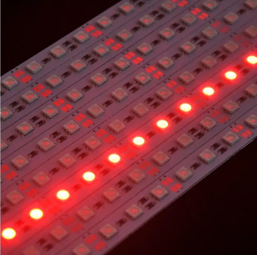 5050 0,5 м светодиодный свет RGB 36 светодиодный s/0,5 м SMD светодиодный жесткий полосы DC12V светодиодная твердая лента