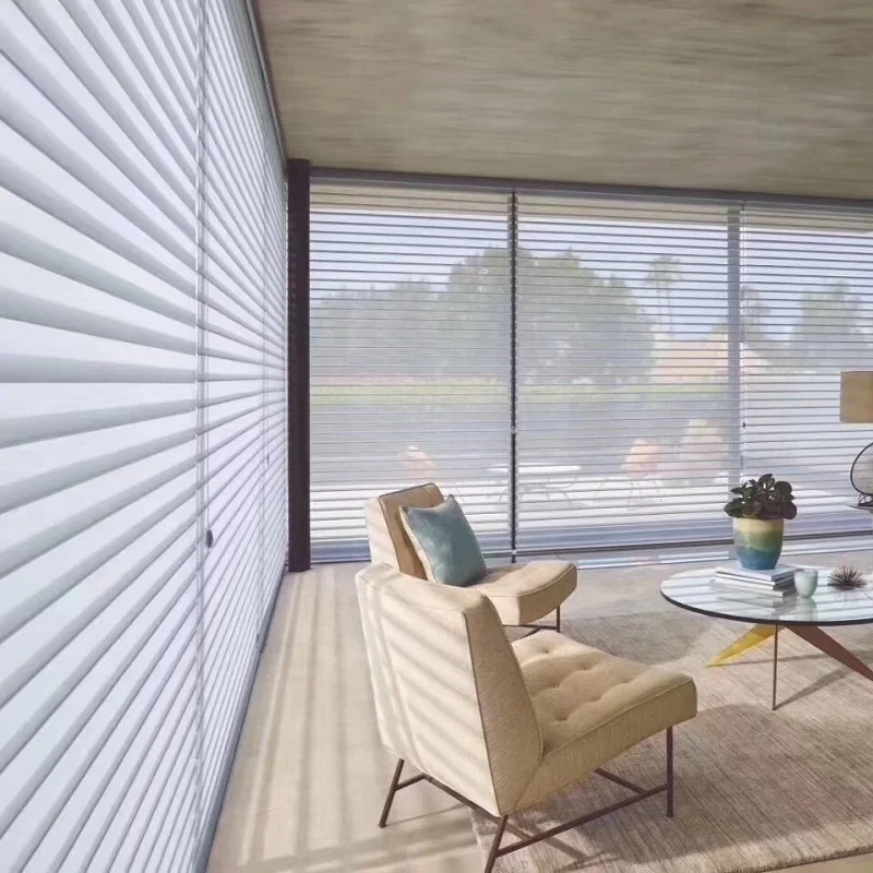 Высококачественные жалюзи Shangri la Детская безопасность прозрачные оконные шторы