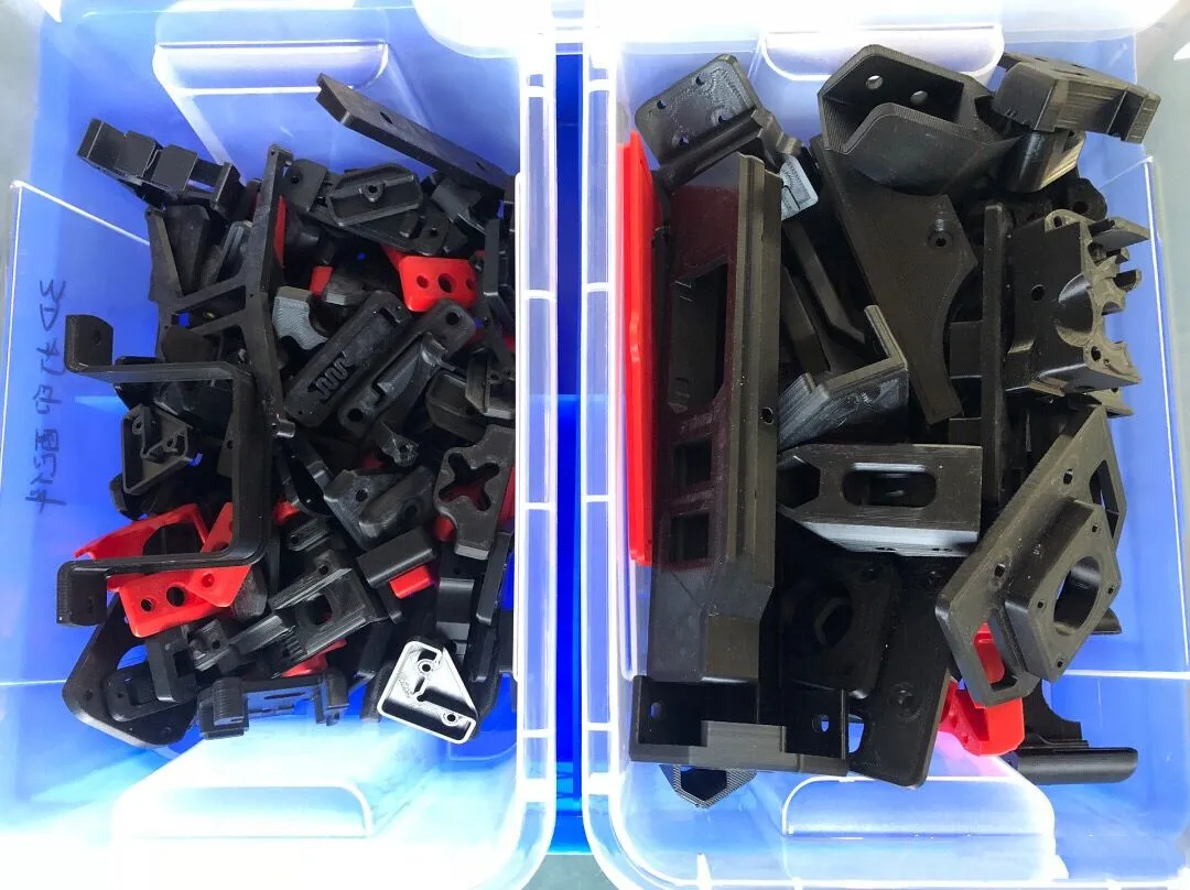 voron 1 8 3d printer e sun filament printed parts with decorative parts 3d printer abs printed parts kit frame plastic parts free global shipping