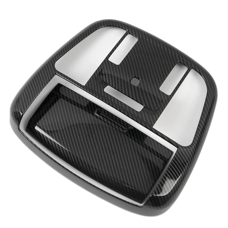 

Car Styling 2PCS ABS Carbon Fiber Interior Front Reading Light Lamp Cover Trim for Dodge Charger 2015-2020 Accessories