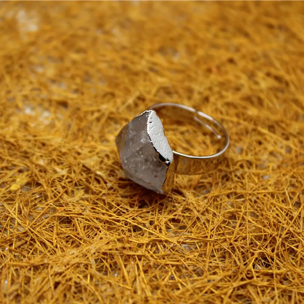 

Wholesale 12pcs Lapis lazuli Natural Stone Agates Roses Quartz Rings Handmade Facet Pyramid Treat Rings for Women Jewelry Free