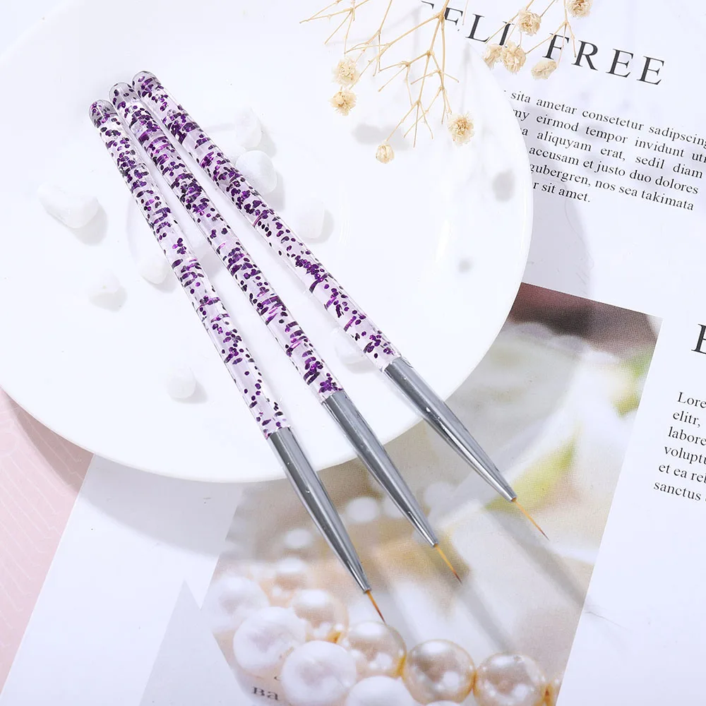 Акриловая линия для рисования дизайн ногтей ручка УФ-гель инструменты лаком