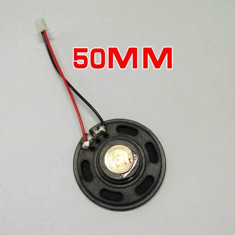 10 шт./лот 0,5 Вт 16Ohm(8Ohm/32Ohm) громкоговоритель 50 Нью-Йорк(36/40/57) мм с PH2.0 разъем провода по умолчанию 16Ohm 50 мм