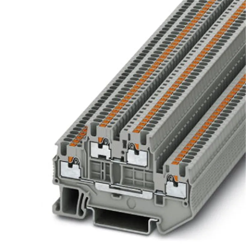 5 шт. Phonix Тип PTTB1.5/S 0 14-1 мм2 AWG 25-14 двухслойный быстрый разъем Din-рейка
