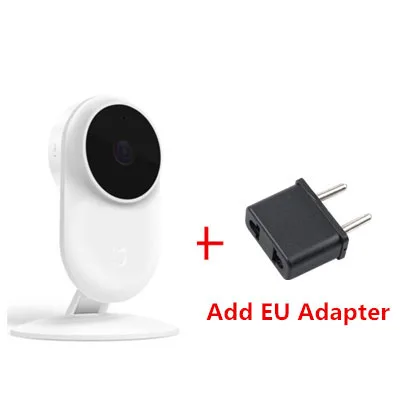 Оригинальная камера Xiaomi Mijia, новинка, 1080 P, 130 градусов, FOV, ночное видение, 2,4 ГГц, двухдиапазонный WiFi, Xiaomi, домашний комплект, монитор безопасности - Цветной: Add EU Plug