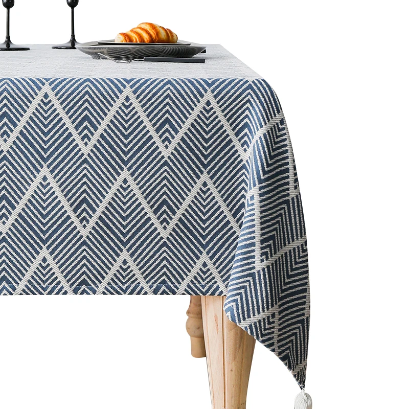 

Tablecloth Fabric Japanese-style Simple Waterproof, Oil-proof, No-washing Tablecloth Rectangular cushion