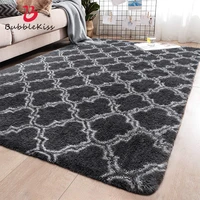 bubble kiss shaggy carpet tie dye plush home rugs modern living room geometric fluffy carpets bedroom decor customized area rug