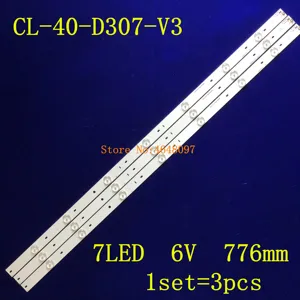1 Набор = 3 шт. для 40-дюймовой светодиодной ленсветодиодный, 40M3000A, сменная или фотолампа 12f01yt00s42s01231 7 светодиодный S